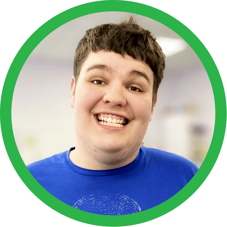 Student smiling